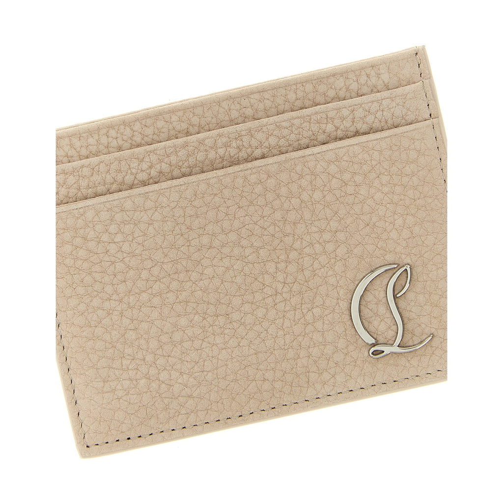 Christian Louboutin Beige Calfskin Cardholder