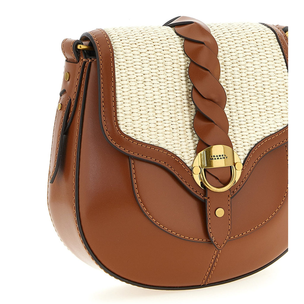 Isabel Marant Brown Calfskin Crossbody Bag