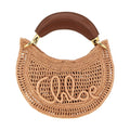 Chloé Multicolor Raffia Handbag
