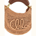 Chloé Multicolor Raffia Handbag