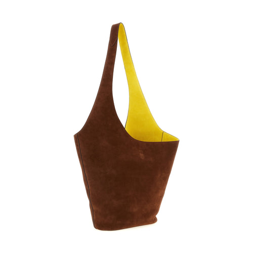 Alberta Ferretti Brown Leather Shoulder Bag