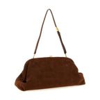 Alberta Ferretti Brown Leather Clutch Bag