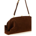 Alberta Ferretti Brown Leather Clutch Bag
