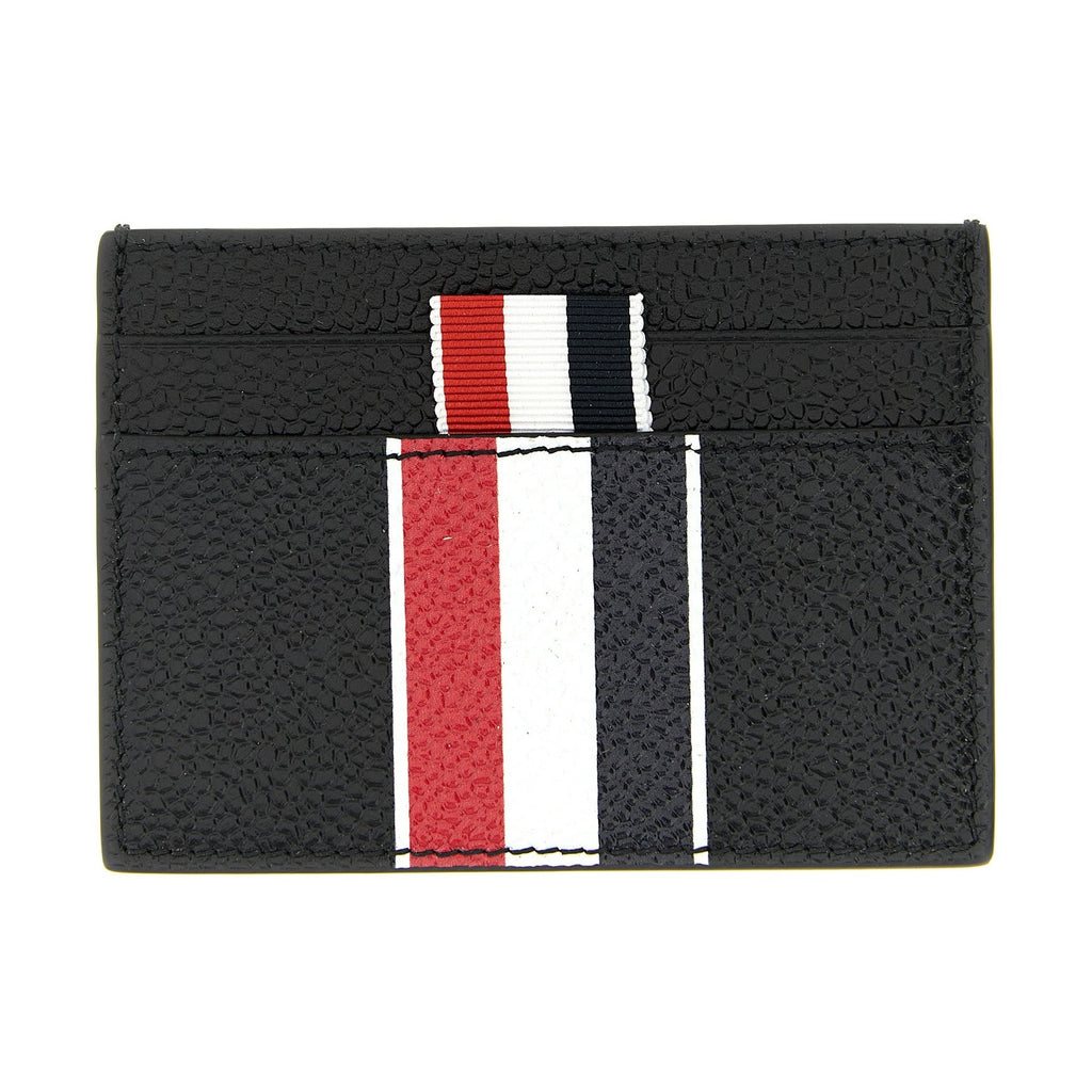 Thom Browne Black Calfskin Cardholder