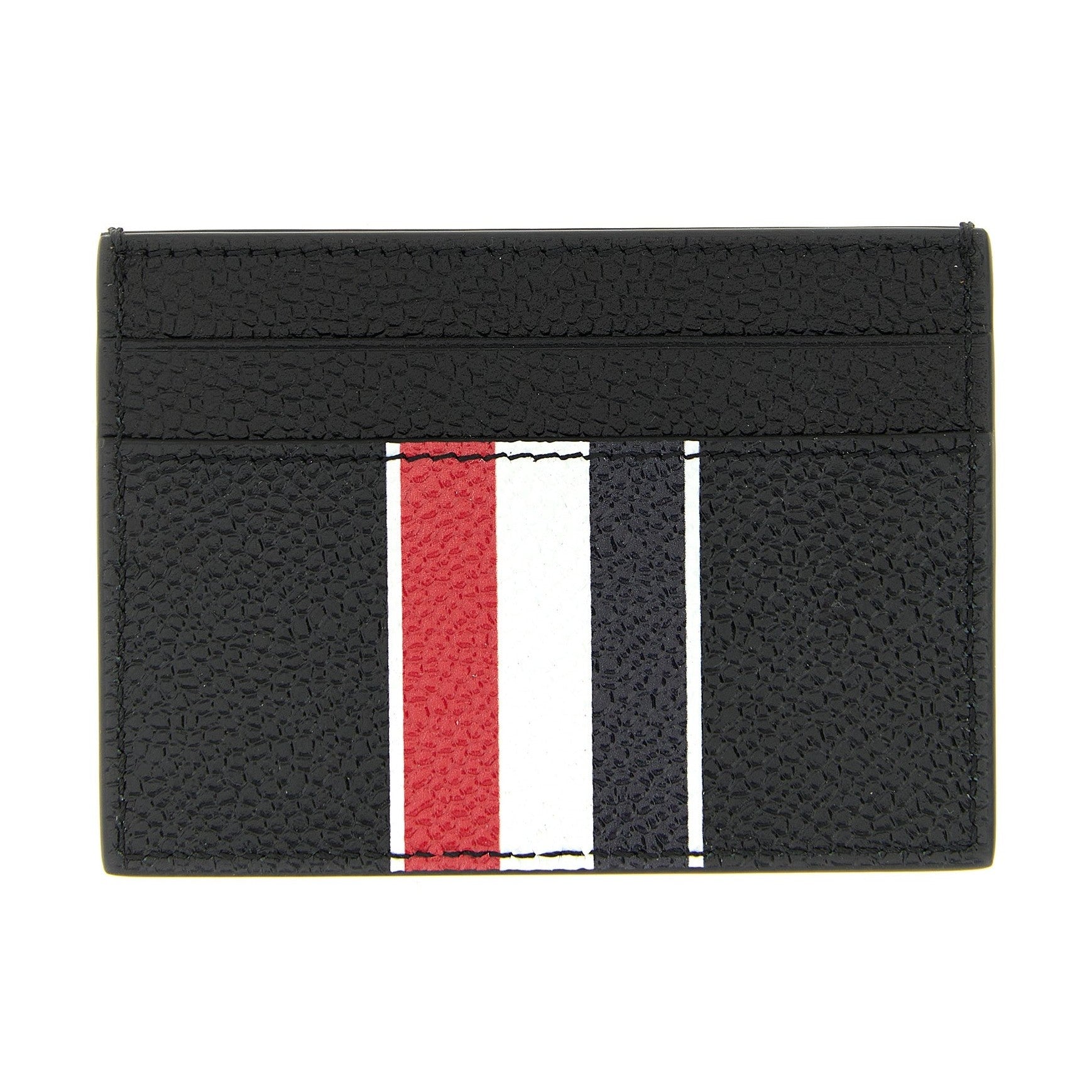 Thom Browne Black Calfskin Cardholder