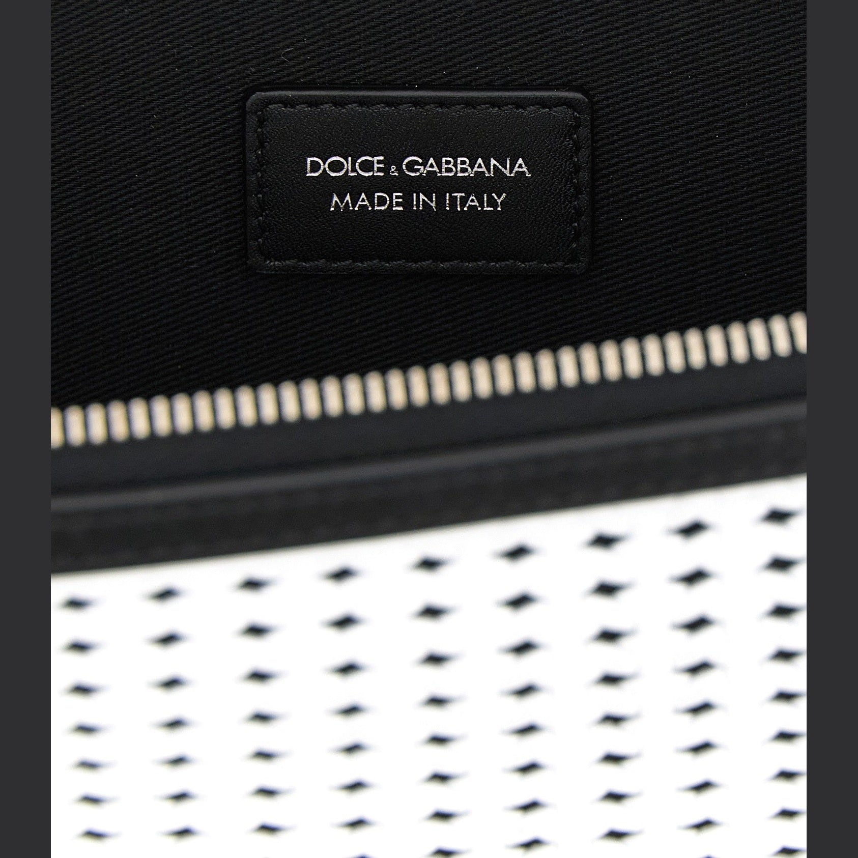 Dolce & Gabbana Bicolor Calfskin Clutch Bag