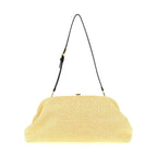 Alberta Ferretti Beige Viscose Clutch Bag