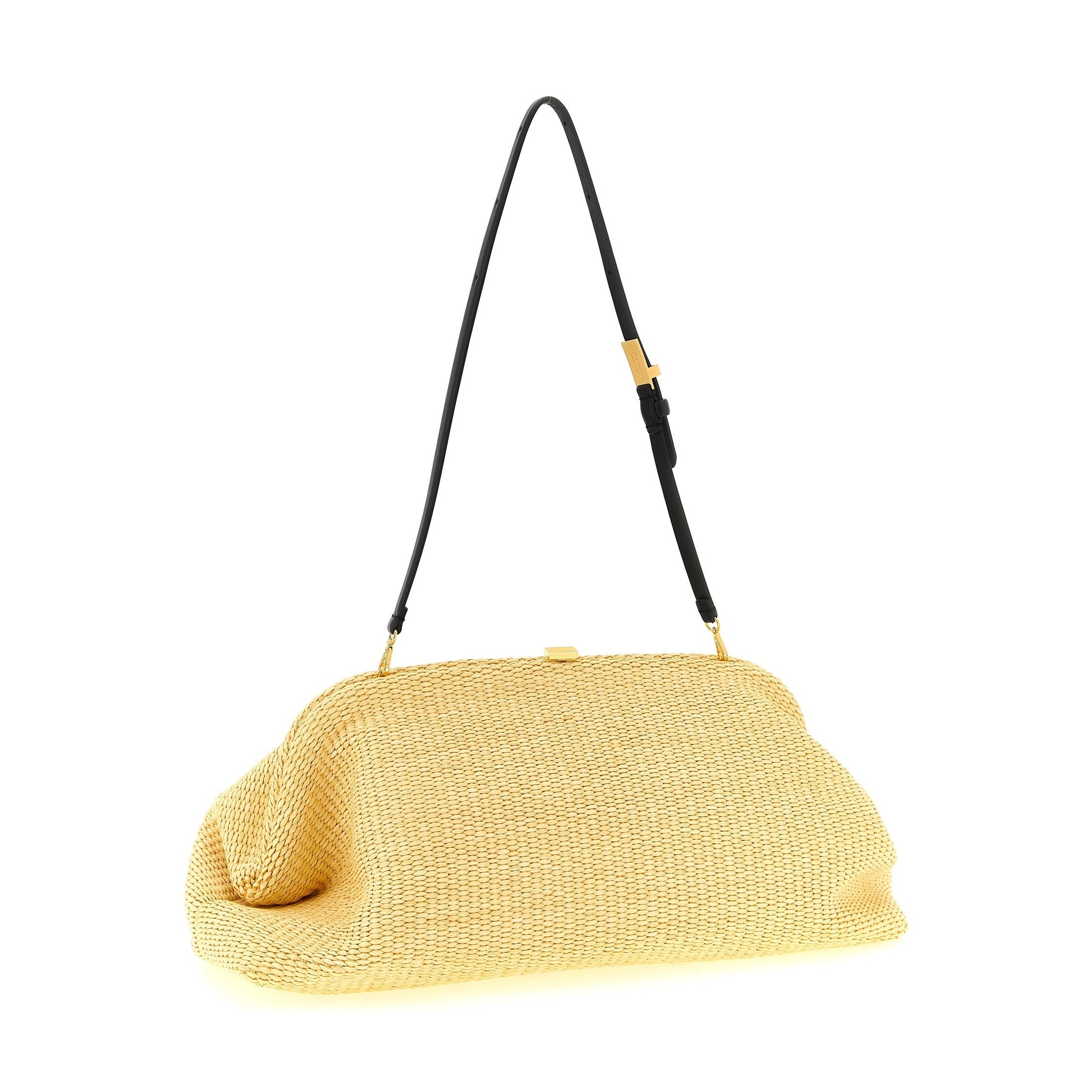 Alberta Ferretti Beige Viscose Clutch Bag