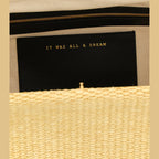 Alberta Ferretti Beige Viscose Clutch Bag