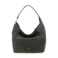 Furla Gray Calfskin Shoulder Bag