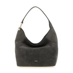 Furla Gray Calfskin Shoulder Bag