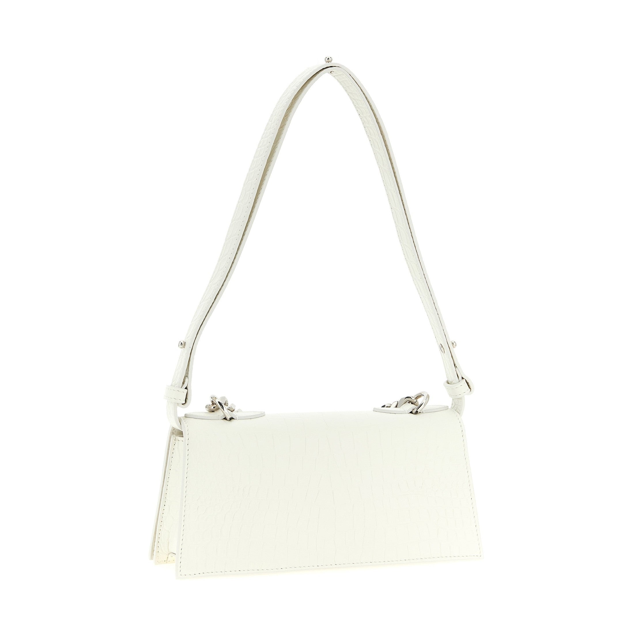 Alexander McQueen White Calfskin Shoulder Bag