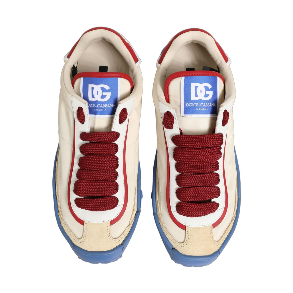 Dolce & Gabbana Multicolor Old Runner Lace Up Sneakers Shoes