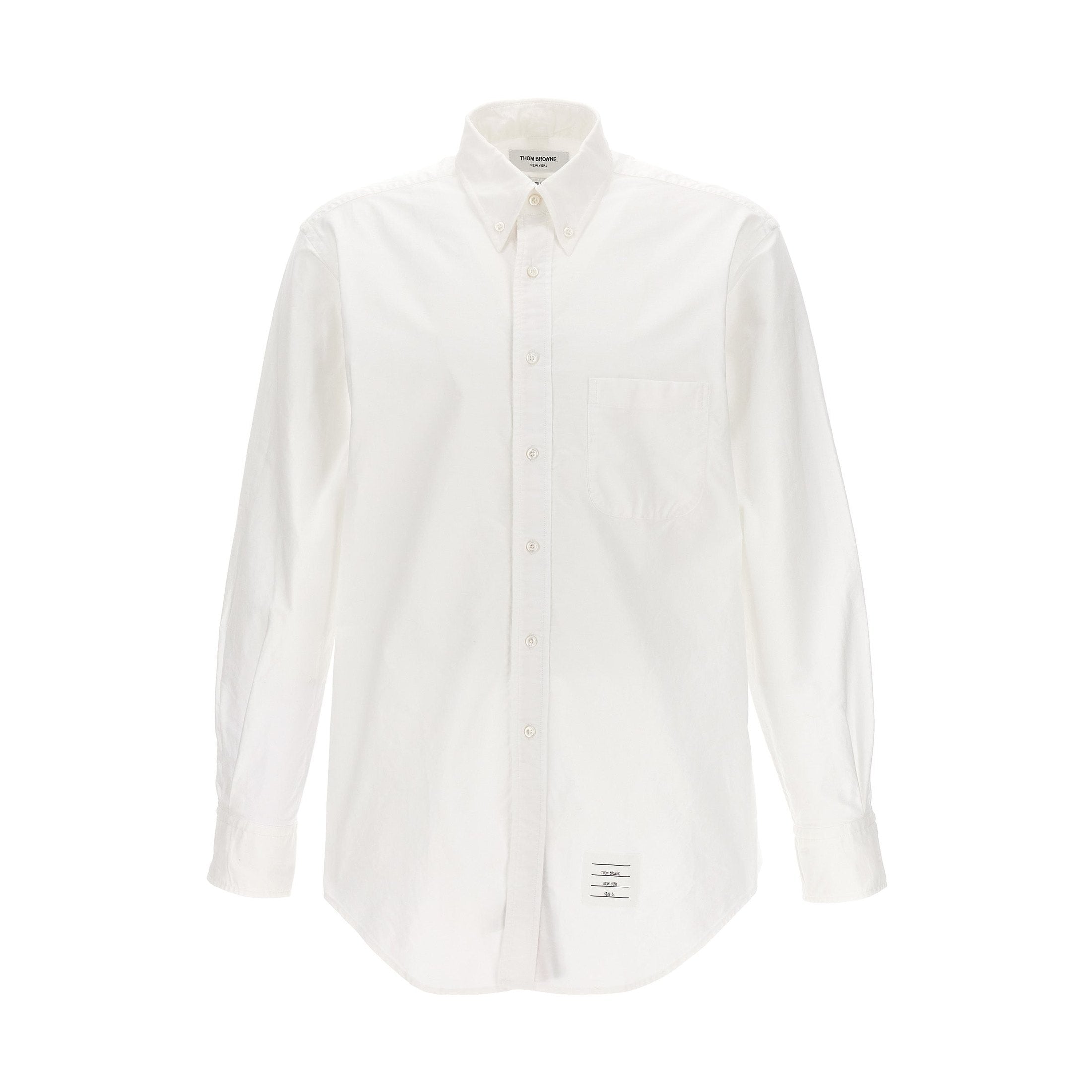 Thom Browne White Cotton Blouse