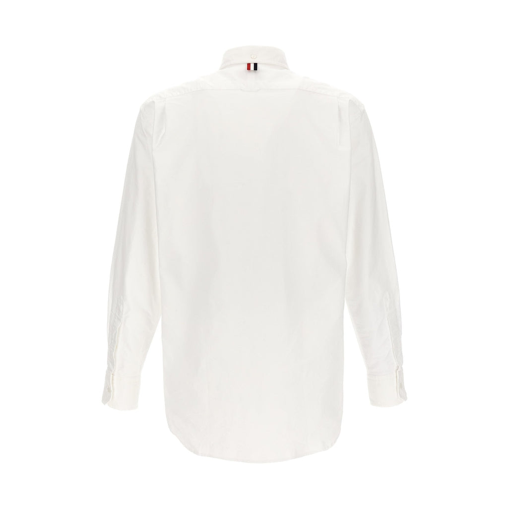 Thom Browne White Cotton Blouse