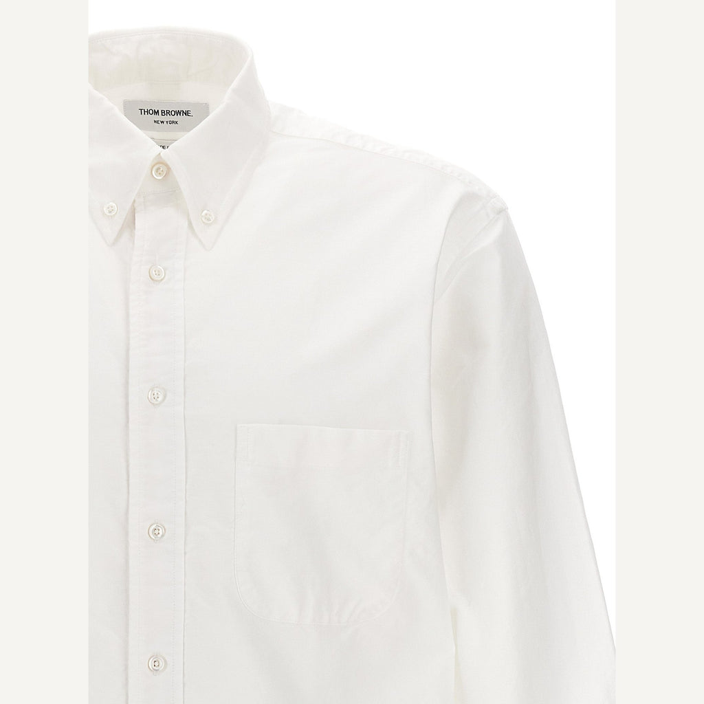 Thom Browne White Cotton Blouse