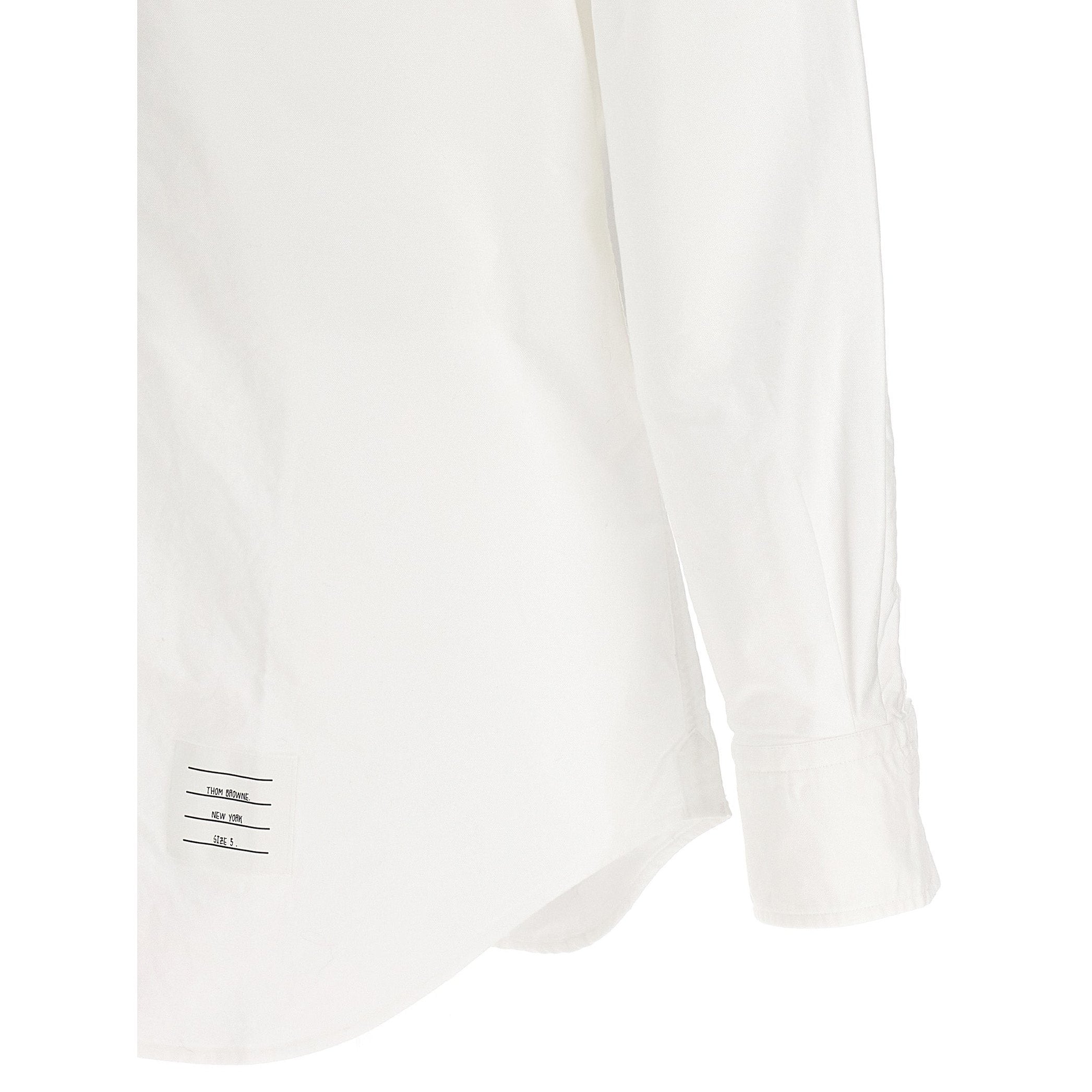 Thom Browne White Cotton Blouse