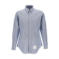 Thom Browne Blue Cotton Blouse
