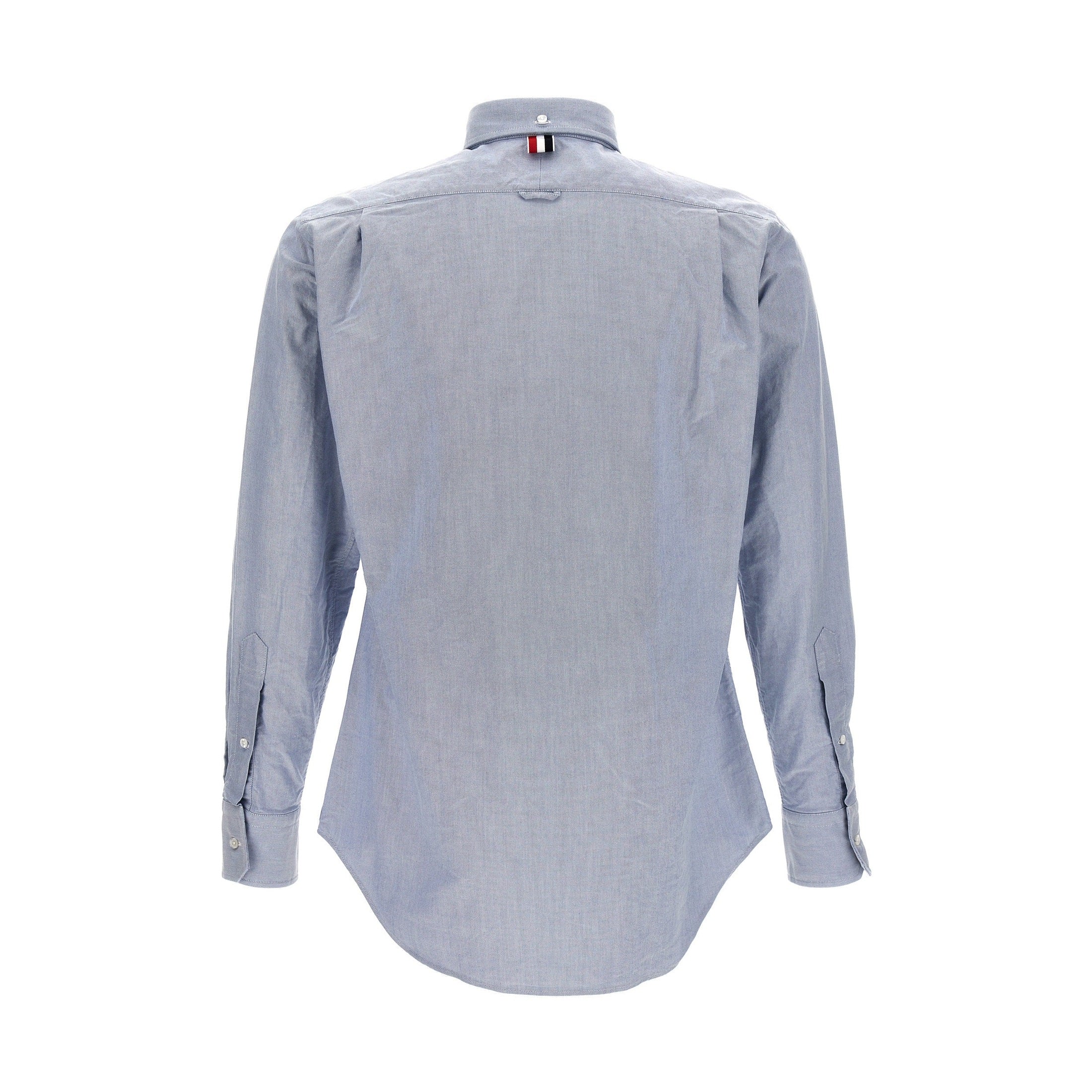 Thom Browne Blue Cotton Blouse