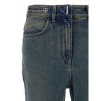 Givenchy Blue Cotton Bootcut Jeans