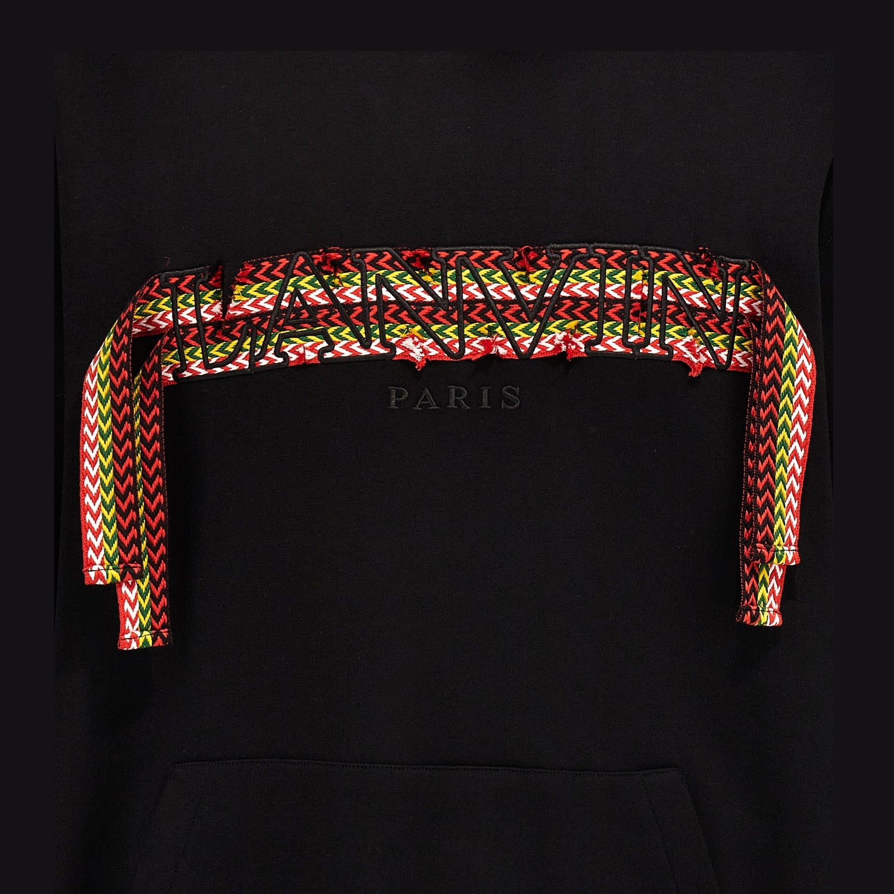 Lanvin Black Cotton Sweatshirt