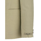 Fendi Beige Virgin Wool Blazer