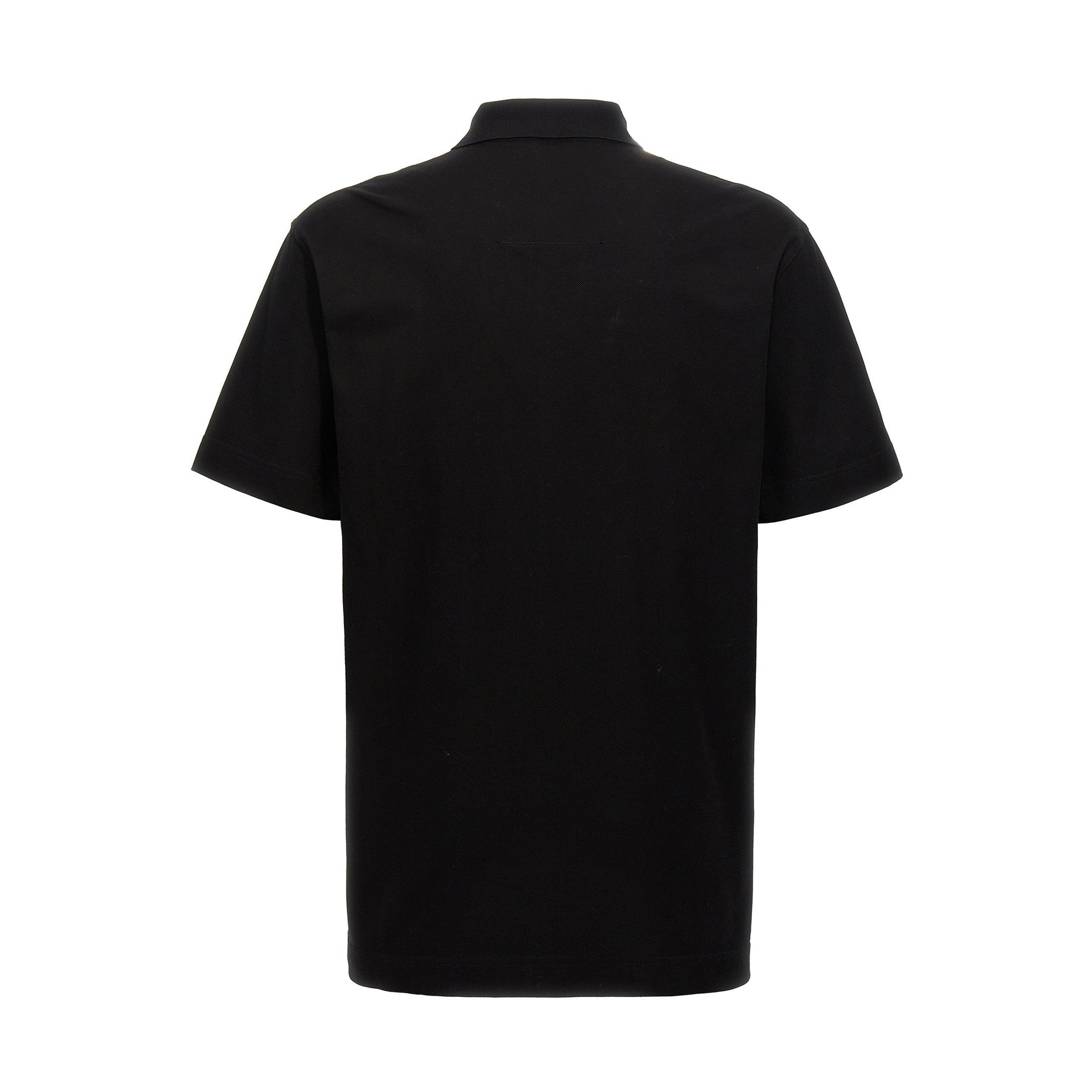 Givenchy Black Cotton Polo Shirt