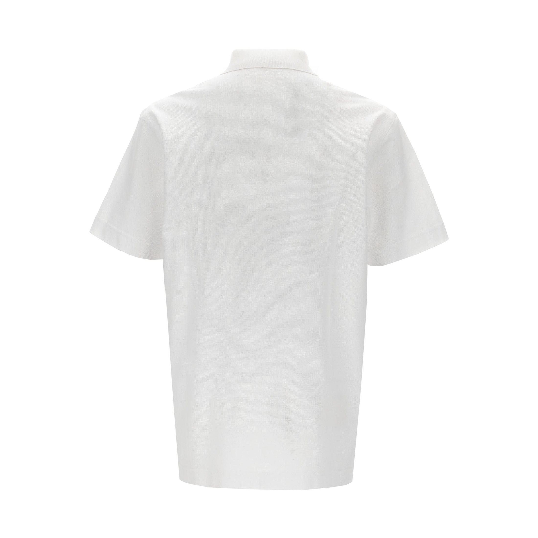 Givenchy White Cotton Polo Shirt