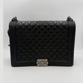 Chanel Bicolor Leather Handbag