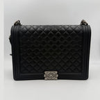 Chanel Bicolor Leather Handbag