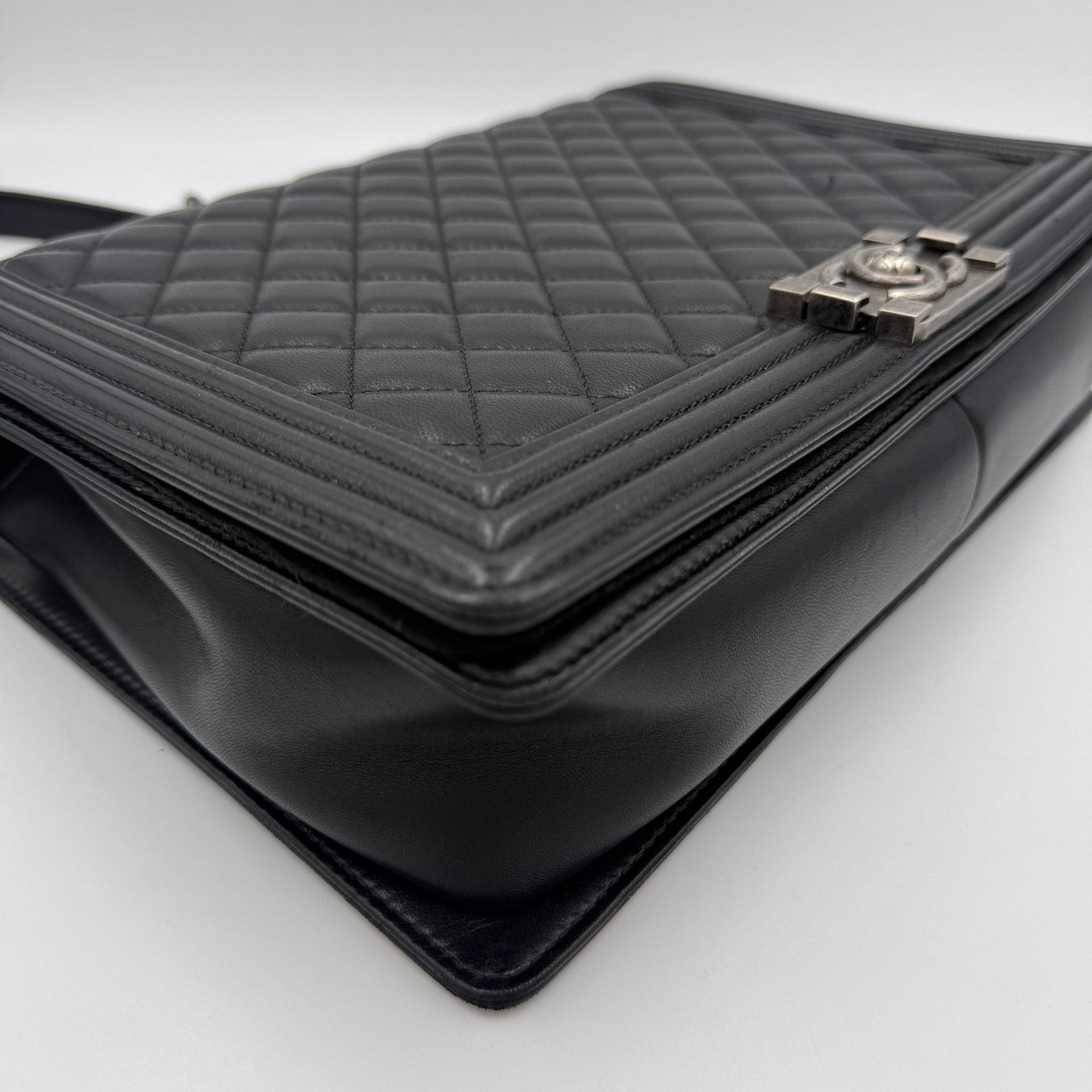 Chanel Bicolor Leather Handbag