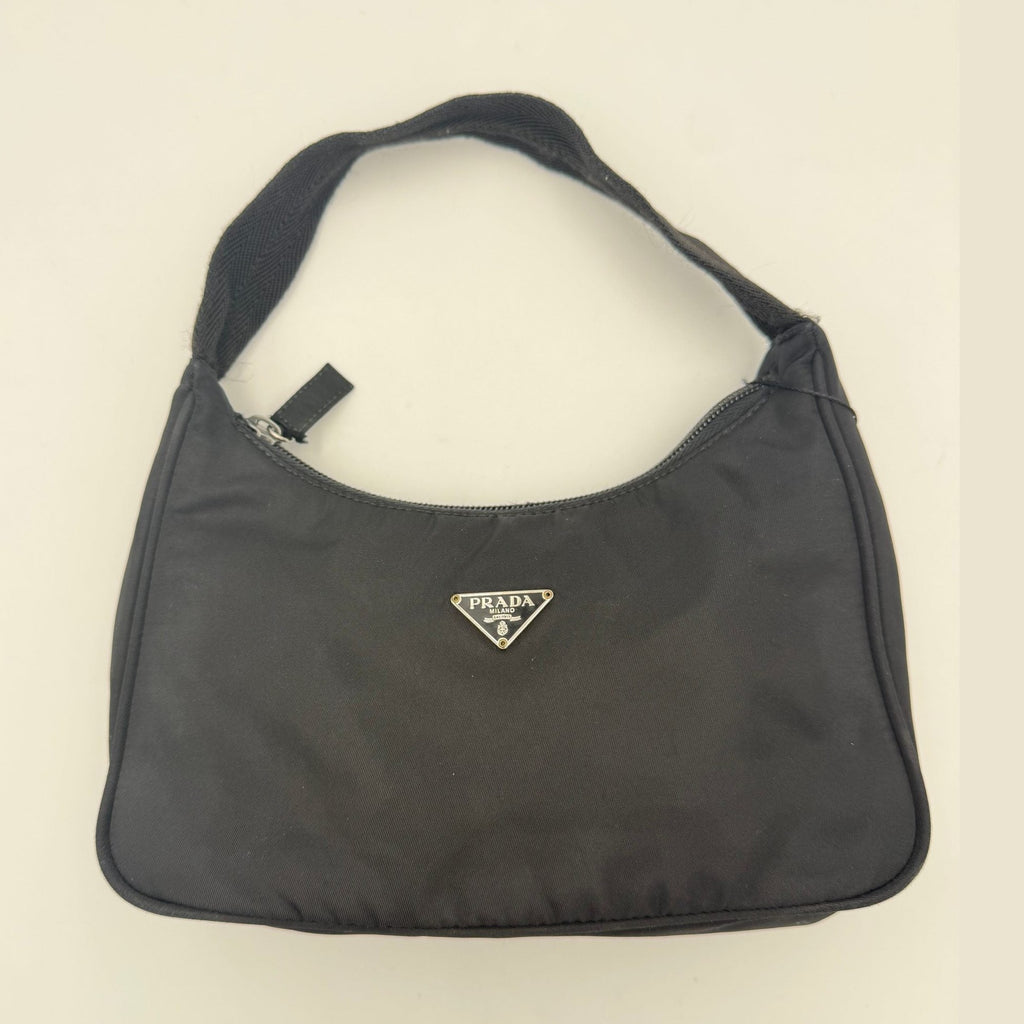 Prada Bicolor Nylon Handbag