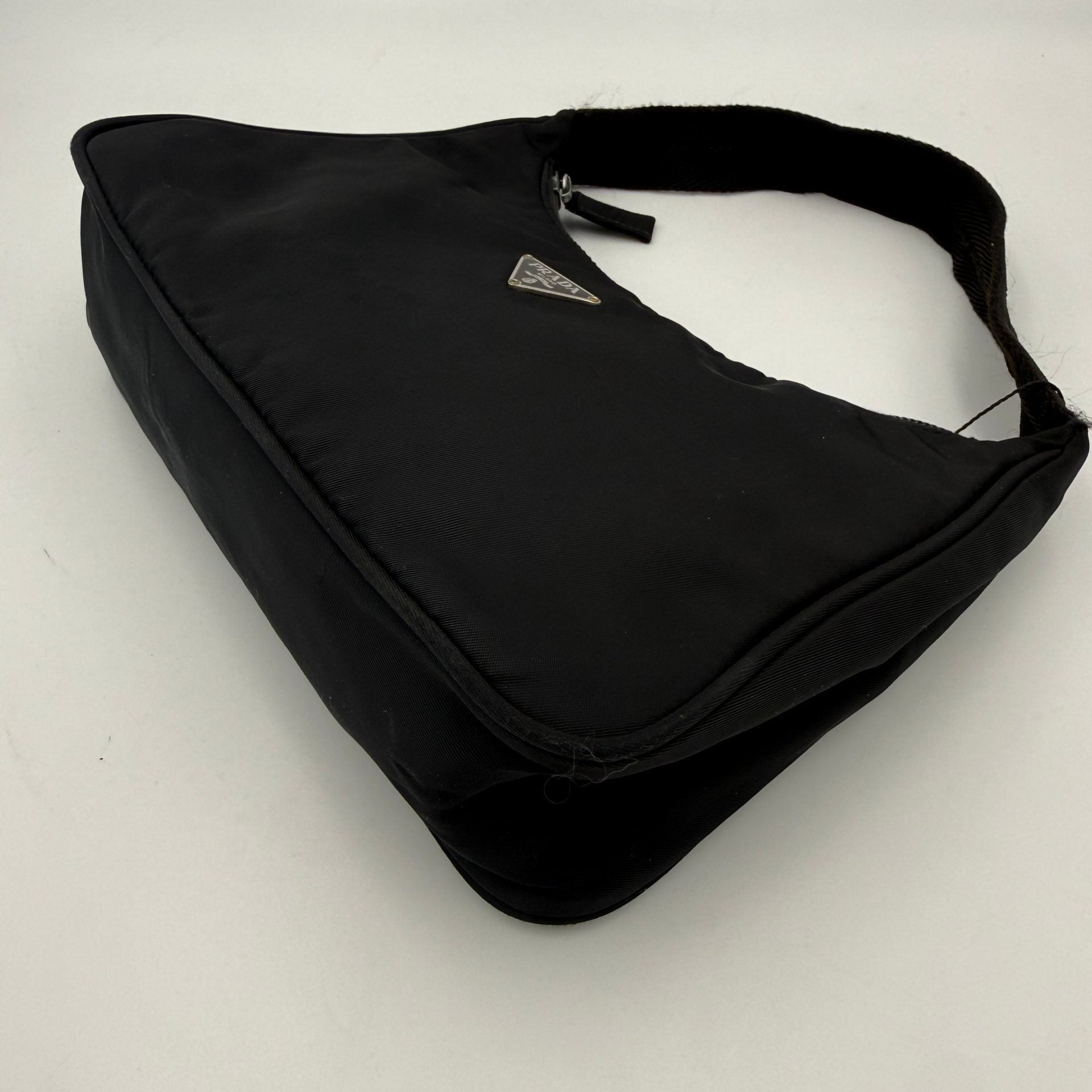 Prada Bicolor Nylon Handbag