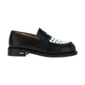 MACH & MACH Bicolor Calfskin Slip-On Loafers