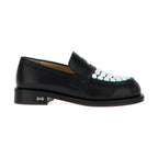 MACH & MACH Bicolor Calfskin Slip-On Loafers