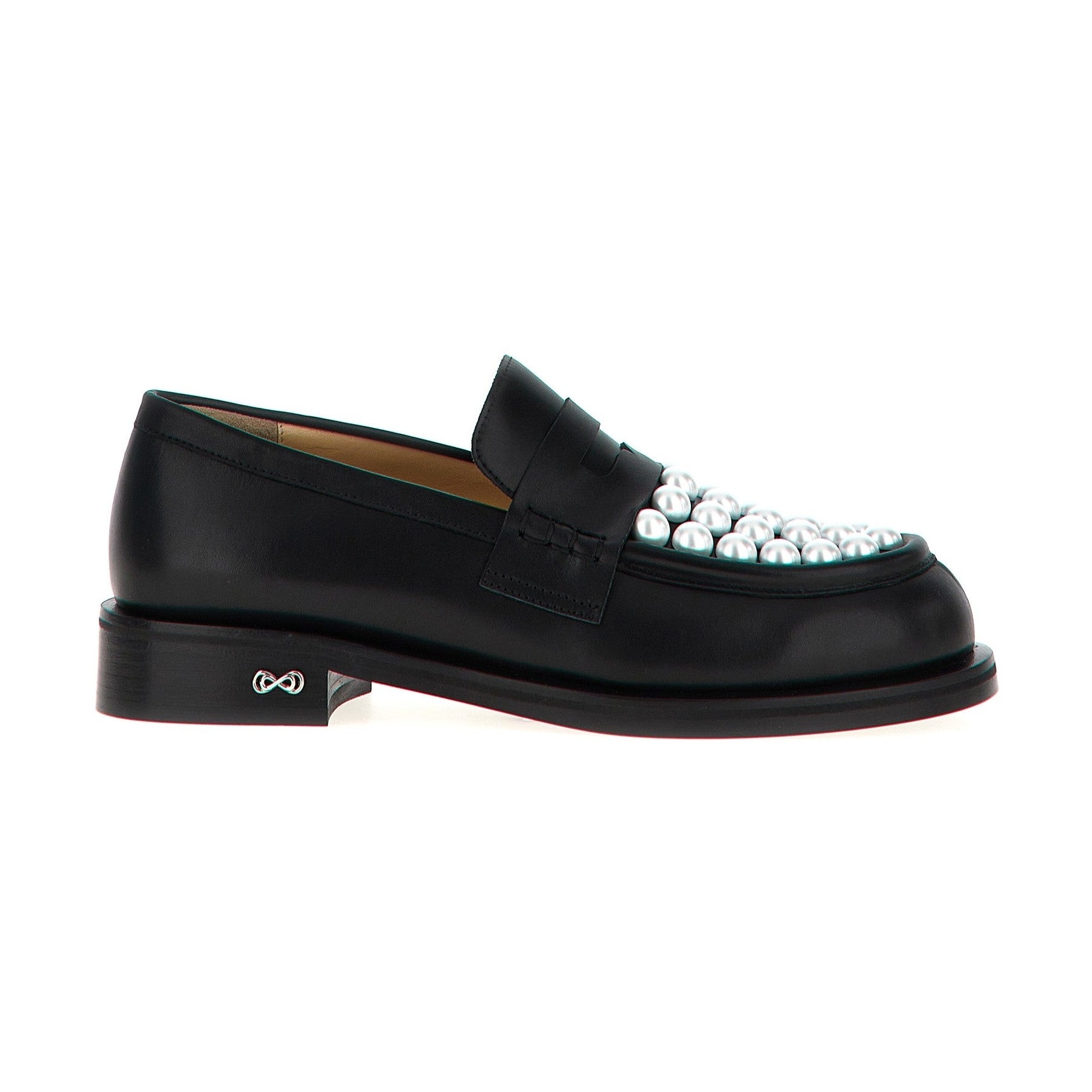 MACH & MACH Bicolor Calfskin Slip-On Loafers