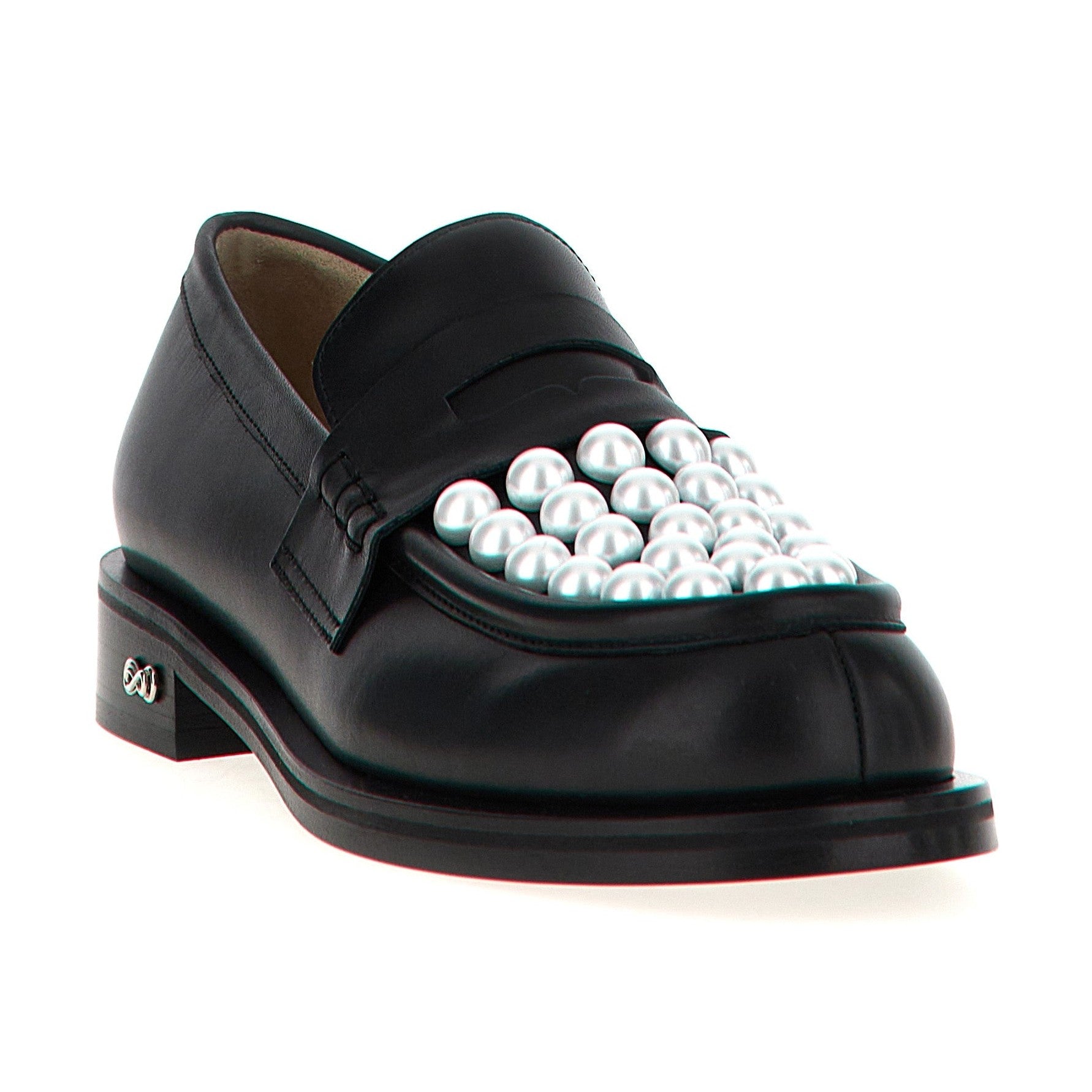 MACH & MACH Bicolor Calfskin Slip-On Loafers