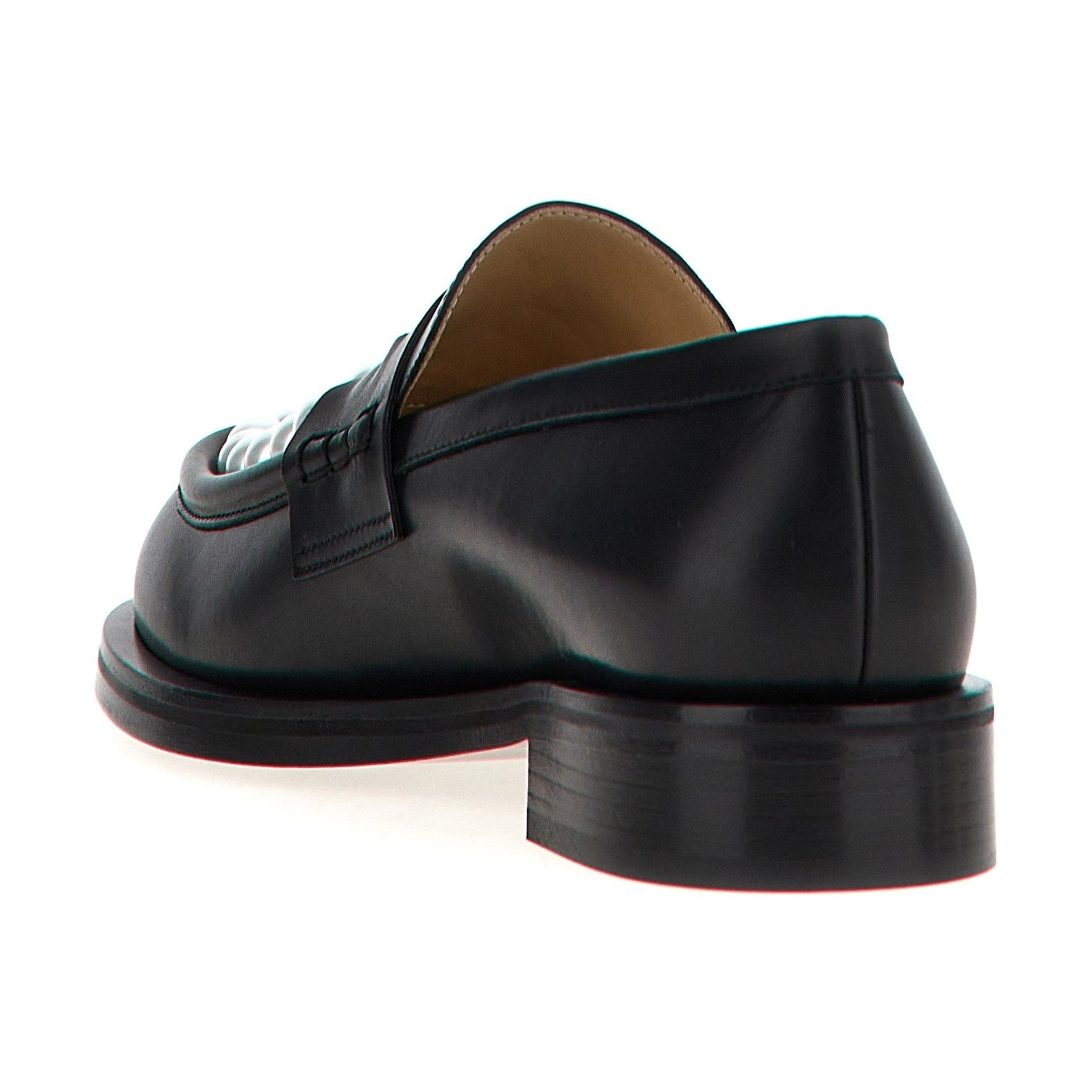 MACH & MACH Bicolor Calfskin Slip-On Loafers