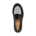 MACH & MACH Bicolor Calfskin Slip-On Loafers