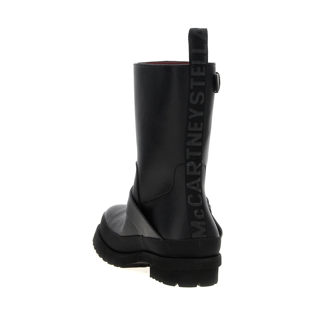 Stella McCartney Black Polyester Ankle Boots