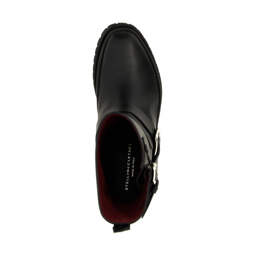Stella McCartney Black Polyester Ankle Boots
