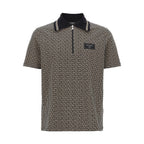 Balmain Bicolor Cotton Polo Shirt