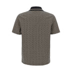 Balmain Bicolor Cotton Polo Shirt