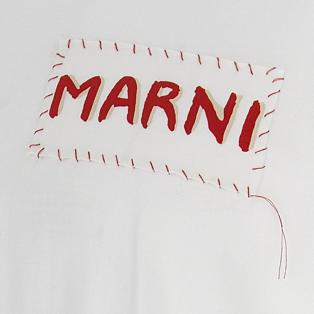 Marni White Cotton T-Shirt