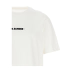Jil Sander White Cotton T-Shirt