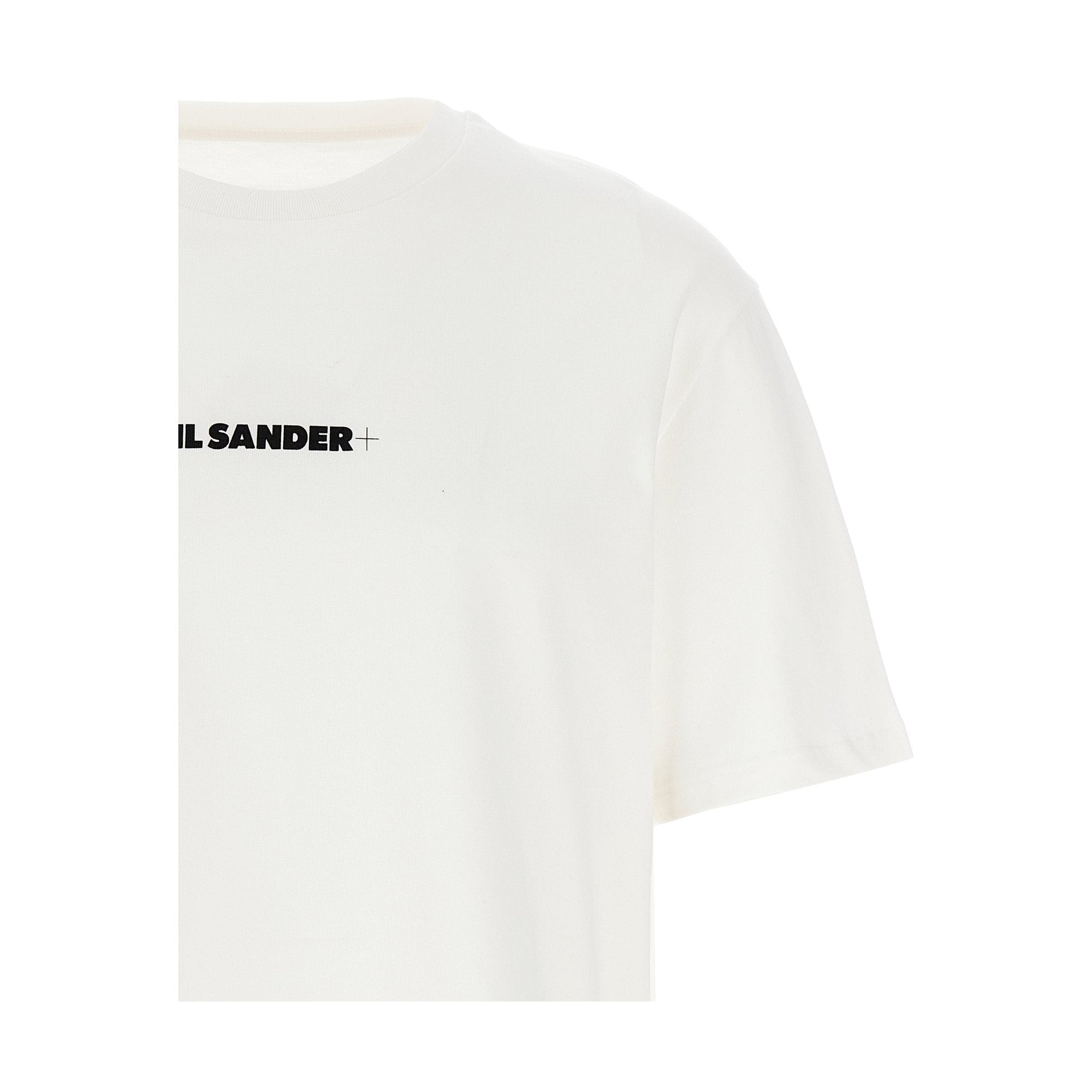 Jil Sander White Cotton T-Shirt