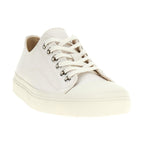 Moschino White Cotton Low Top Sneakers