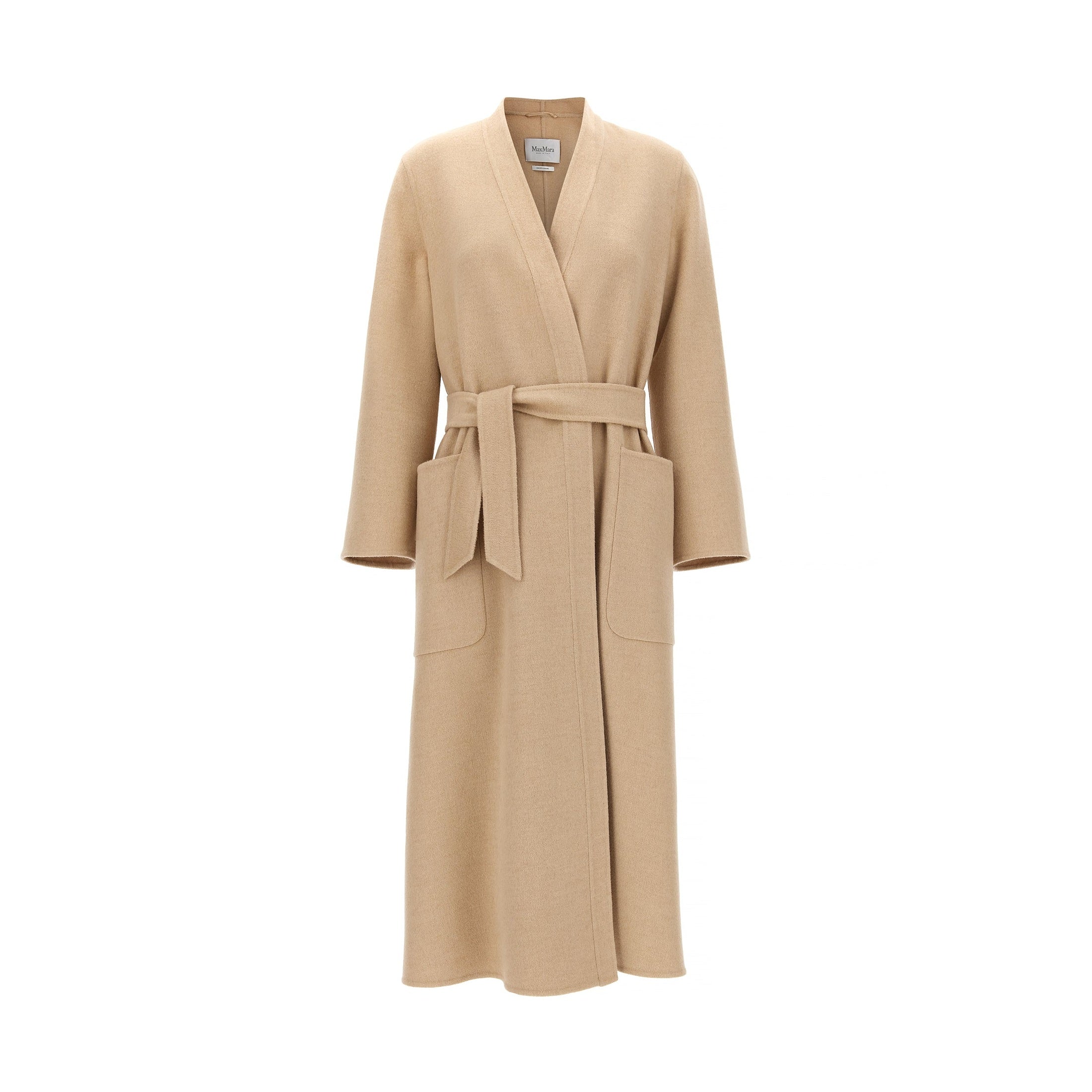 Max Mara Beige Wool Coat