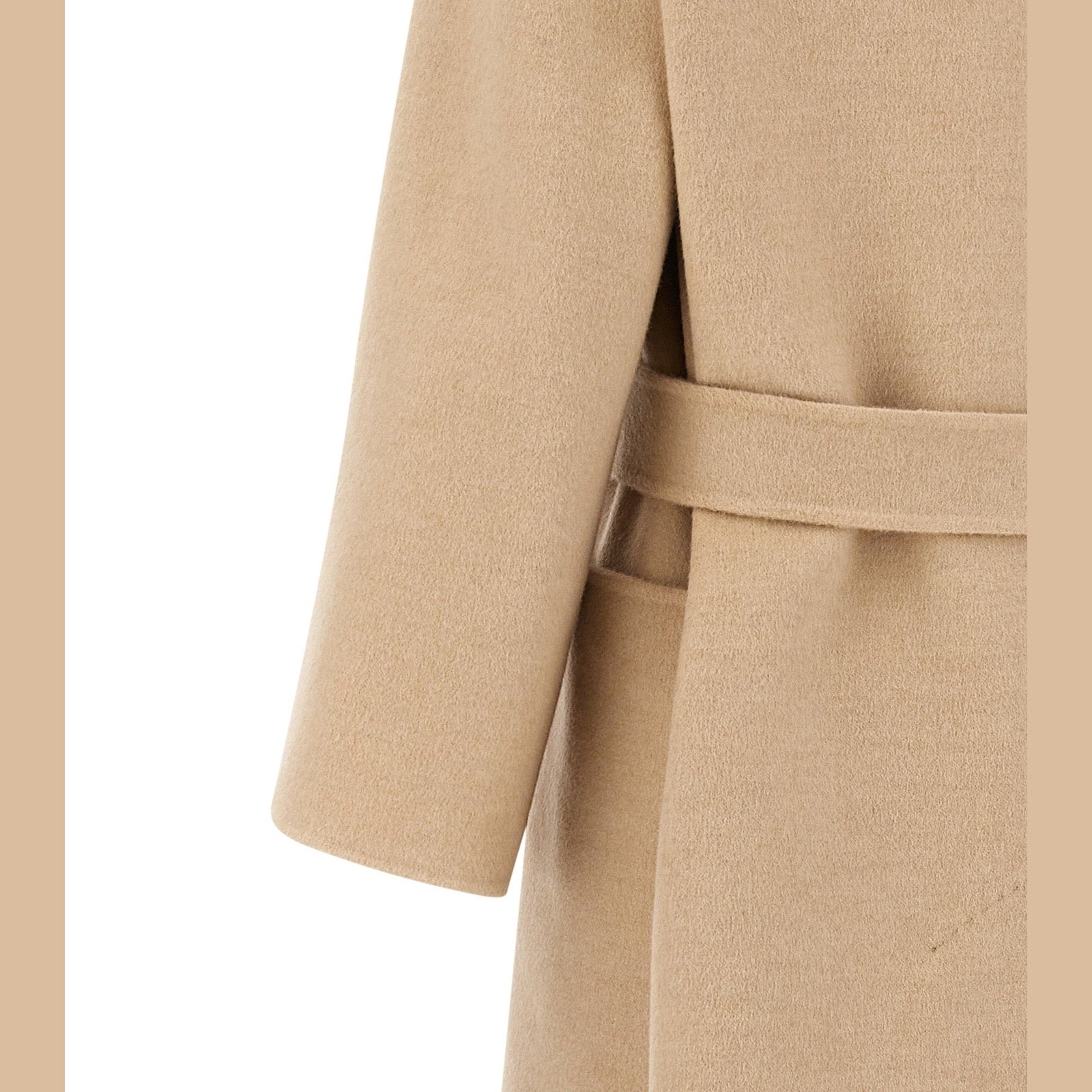Max Mara Beige Wool Coat