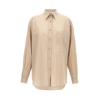 Moschino Beige Cotton Blouse